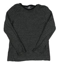 Čierno-biele pruhované tričko H&M