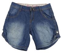 Modré lehké riflové kraťasy Denim Co.