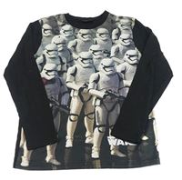 Černo-šedo-bílé triko se Stormtroopery - Star Wars