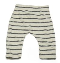 Smetanovo-čierne pruhované tepláky George