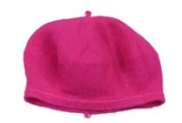 Neonově fuchsiová čepice