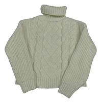 Smetanový crop svetrový rolák Primark