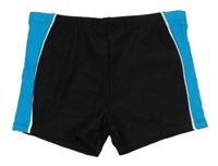 Čierno-modré nohavičkové plavky