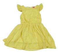 Žluté šifonové šaty s motýly Kiki&Koko