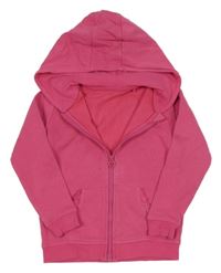 Tmavoružová prepínaci mikina s kapucňou George