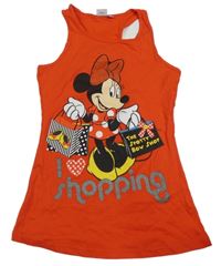 Červený top s Minnie Disney