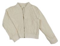 Smetanový madeirový podšitý bomber H&M