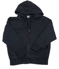 Tmavomodrá prepínaci mikina s kapucňou Tu