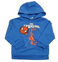 Nové - modré triko se Spidermanem a kapucí Primark