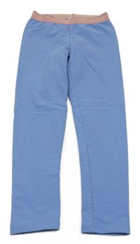 Modré legíny s ružovým pasom S. Oliver