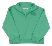 Zelená mikina s nášivkou Primark