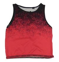 Čierno-ružový športový crop top zn. Ergeenomixx