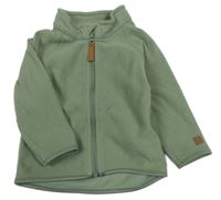 Zelená fleecová prepínaci mikina H&M