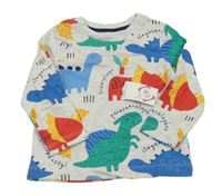 Nové - Světlešedé triko s diny Matalan