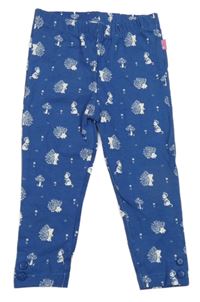 Modro-bílé legíny se zvířátky Jojo Maman Bébé