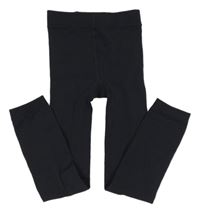 Tmavosivé zateplené punčocháčové legíny