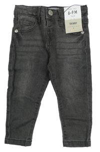 Nové - Šedé skinny rifle Denim Co.