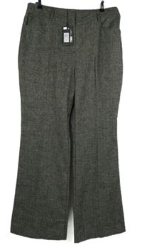 Nové - Dámske sivé vzorované nohavice s pukmi Primark