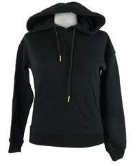 Dámska čierna mikina s kapucňou Urban