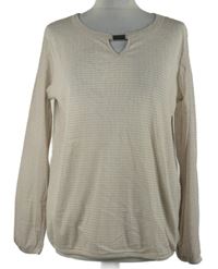 Dámská béžová vzorovaná tylová halenka Gina Benotti 