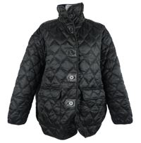 Dámská černá šusťáková prošívaná zateplená oversized bunda Mint Velvet 