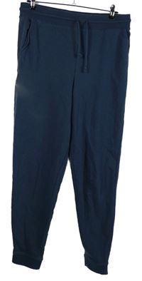 Dámske tmavomodré cuff tepláky M&S