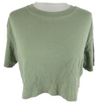 Dámske světlekhaki crop tričko FSBN