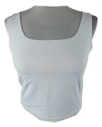 Dámský bílý crop top Reoria 