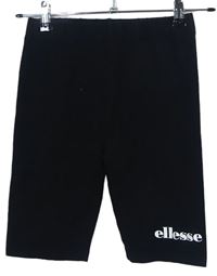 Dámske čierne elastické kraťasy s logom Ellesse