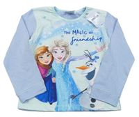 Pomněnkovo-modré triko s Frozen Disney