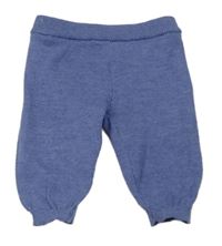 Modré pletené tepláky Matalan