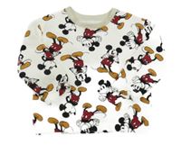 Biela mikina s Mickey Mousem Disney