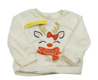 Nové - Smotanová mikina so sobom Shein