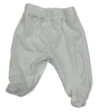 Bílé sametové polodupky s hviezdami Smile