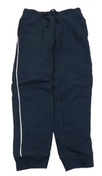 Tmavomodré tepláky s proužkem Topolino