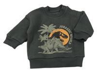 Sivá mikina s dinosaurem - Jurský svět