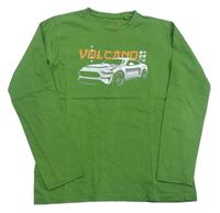 Zelené tričko s autom
