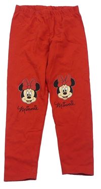 Červené legíny s Minnie Disney