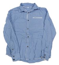 Modro-bílá pruhovaná košile C&A