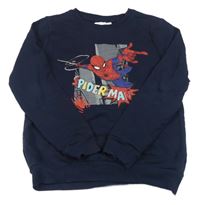 Tmavomodrá mikina so Spidermanem Marvel