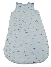 Světlemodrý zateplený spací pytel s obrázky Matalan