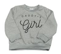 Sivá mikina s nápisom