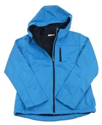 Modrá softshellová bunda s kapucí Pocopiano