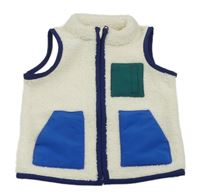 Smotanová huňatá vesta F&F