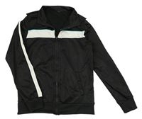 Čierno-biela prepínaci športová mikina