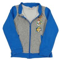 Šedo-modrá propínací mikina - Tlapková patrola Nickelodeon