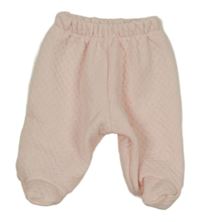 Světlerůžové polodupky s perforovaným vzorem 