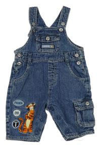 Modré laclové rifle s Tygrem Disney