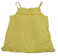 Žltý top s strapcemi C&A