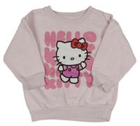 Svetloružová mikina s Kitty Primark